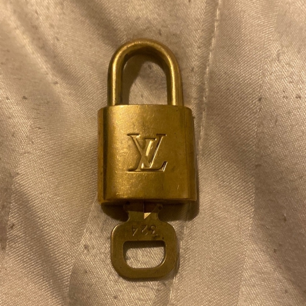 Louis Vuitton Brass Padlock with Key